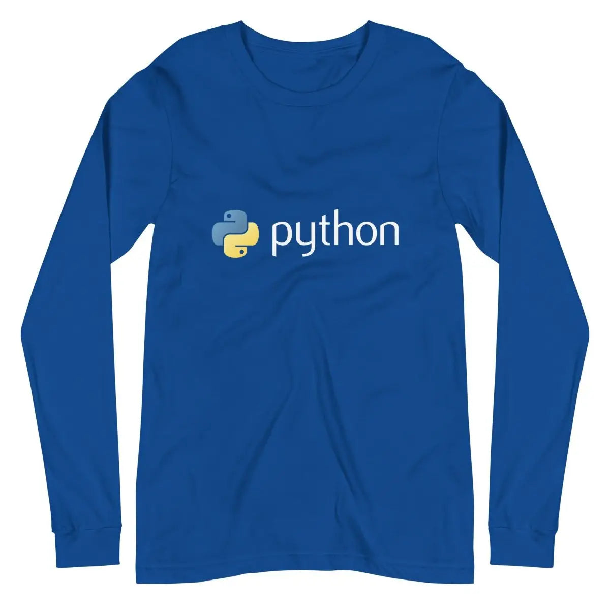 Python Logo Long Sleeve T-Shirt (unisex) - True Royal / M