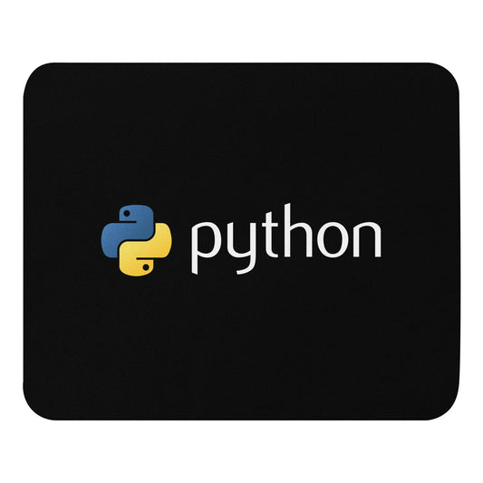 The Python Logo Mouse Pad.