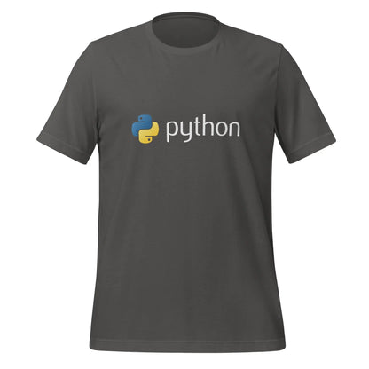 Python Logo T-Shirt (unisex) - Asphalt / M