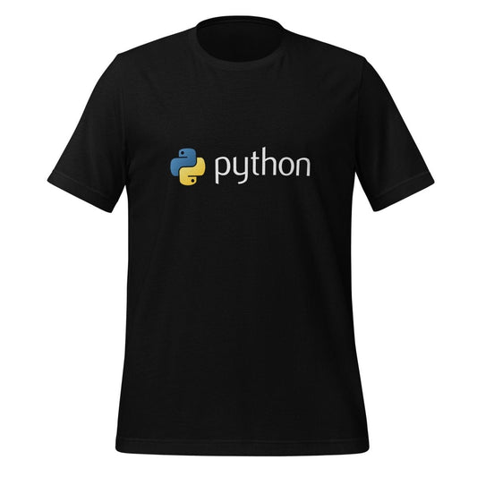 Python Logo T - Shirt (unisex) - Black - AI Store