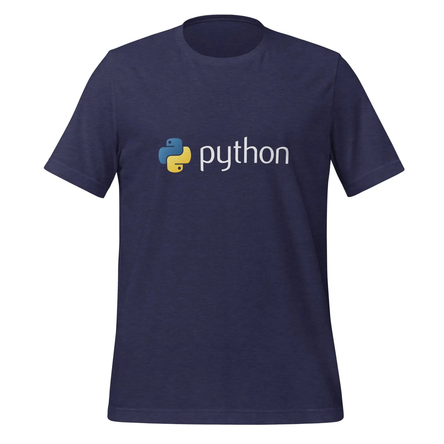 Python Logo T-Shirt (unisex) - Heather Midnight Navy / M