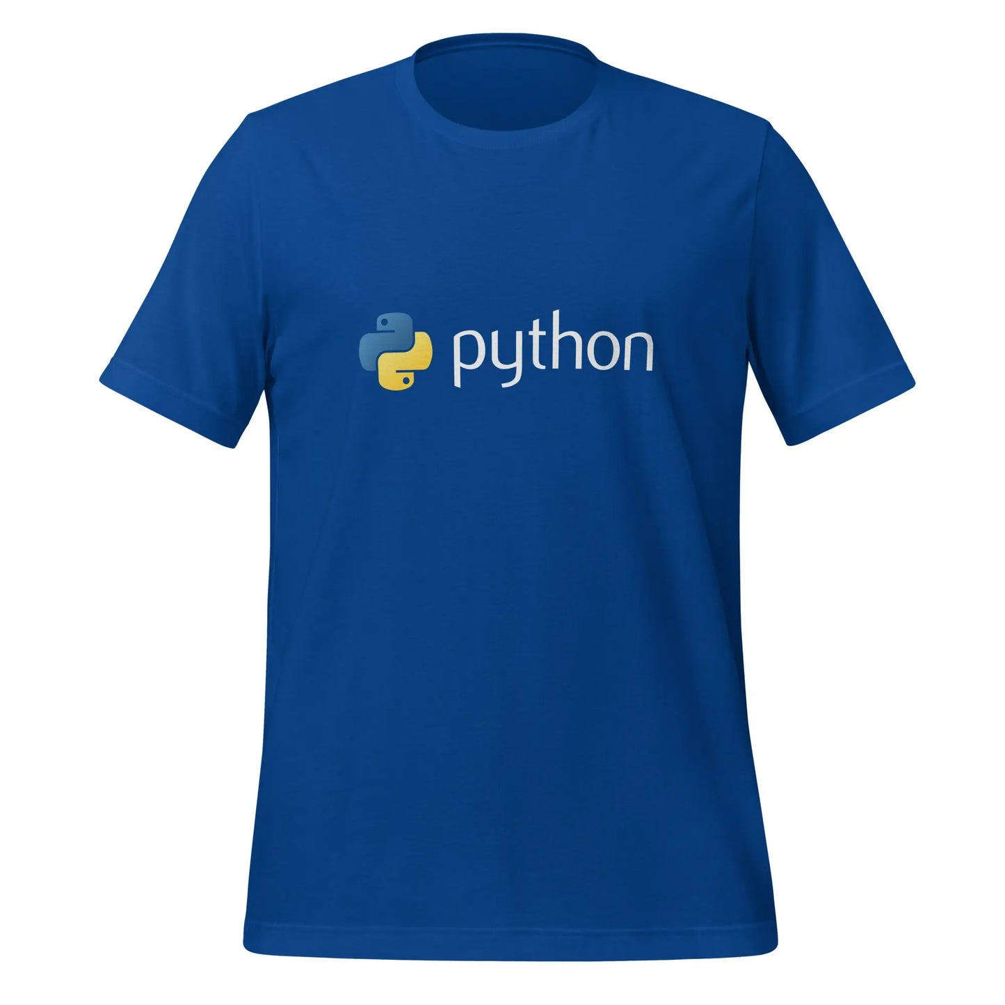 Python Logo T-Shirt (unisex) - True Royal / M