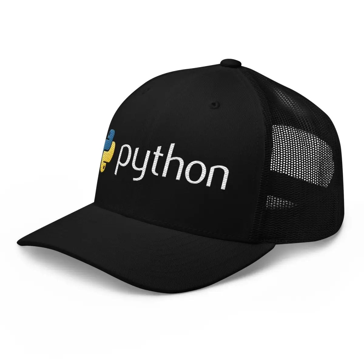 Python Logo True-Color Embroidered Trucker Cap