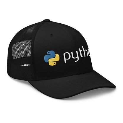 Python Logo True-Color Embroidered Trucker Cap