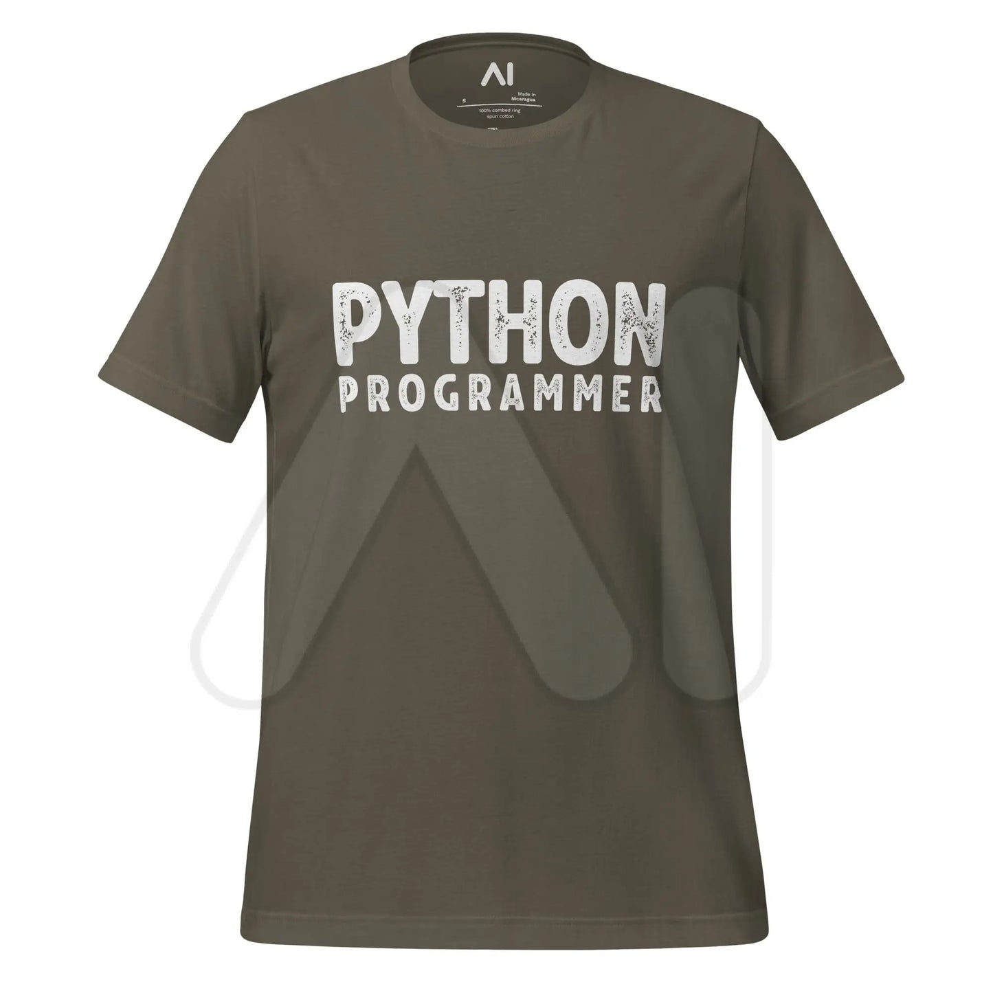 PYTHON PROGRAMMER T-Shirt (unisex) - Army / M