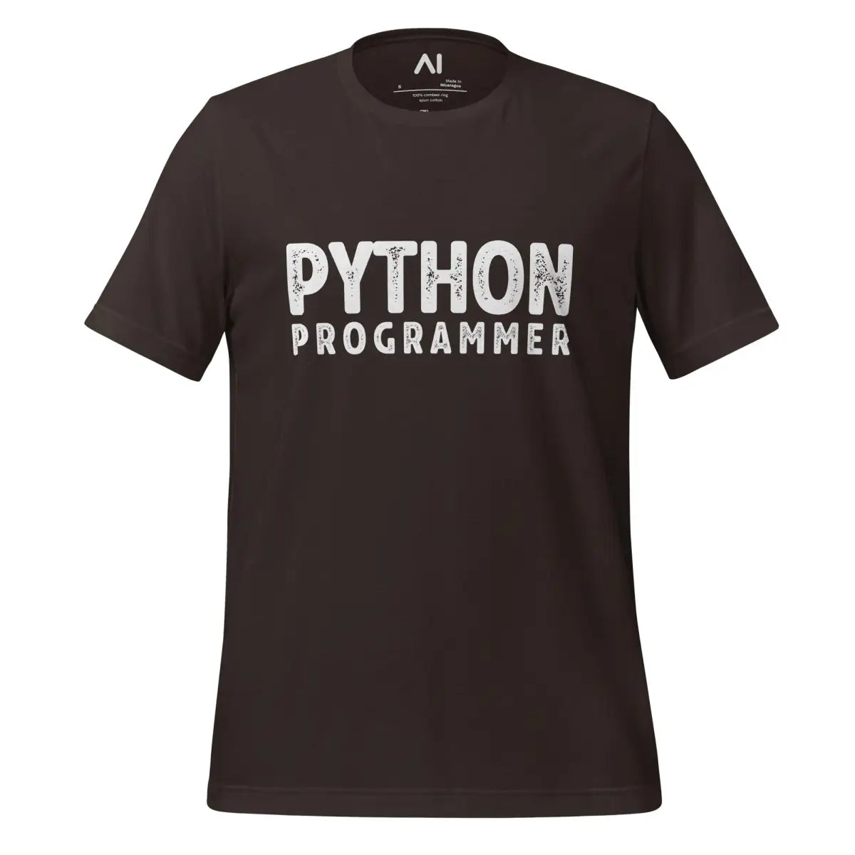 PYTHON PROGRAMMER T-Shirt (unisex) - Brown / M