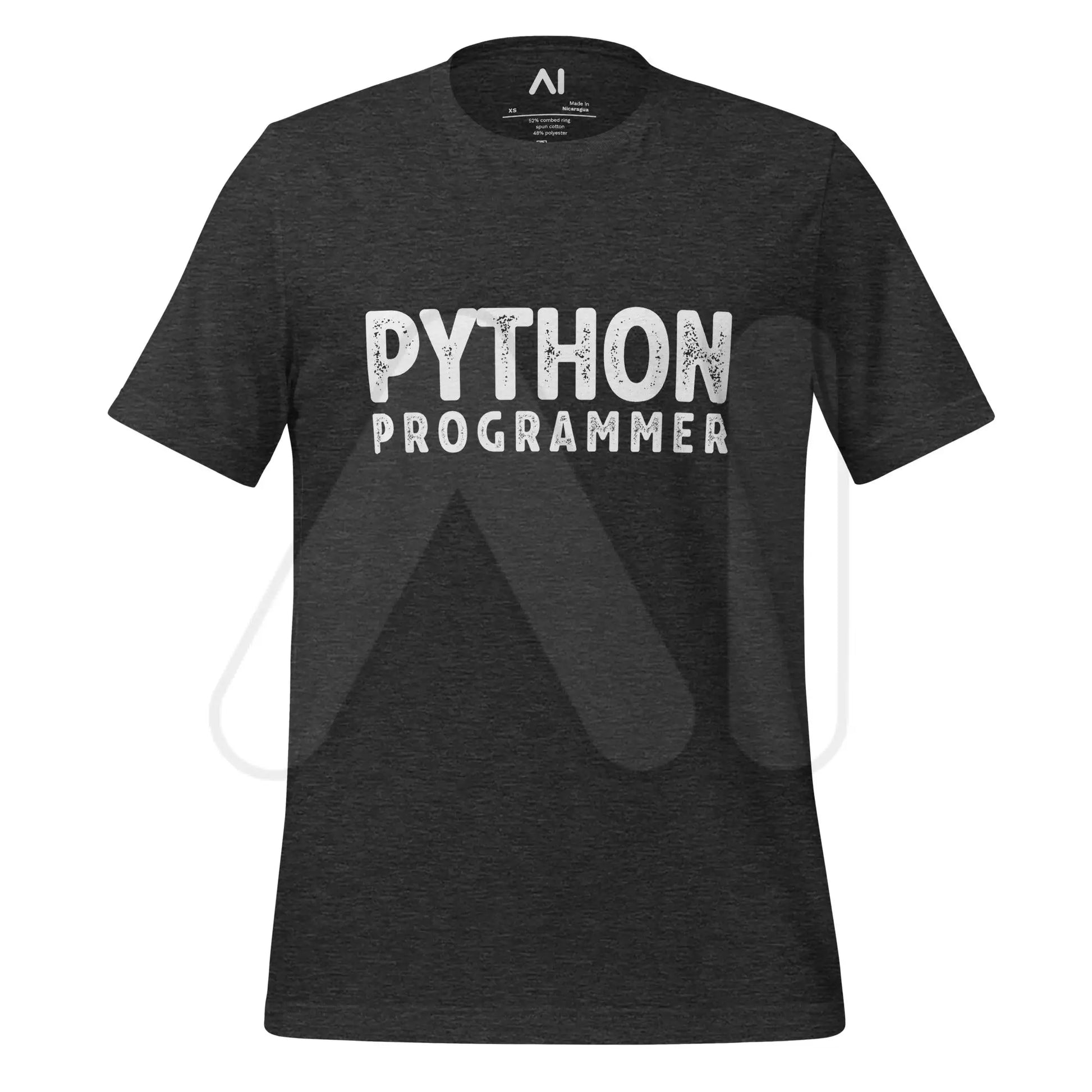 PYTHON PROGRAMMER T-Shirt (unisex) - Dark Grey Heather / M