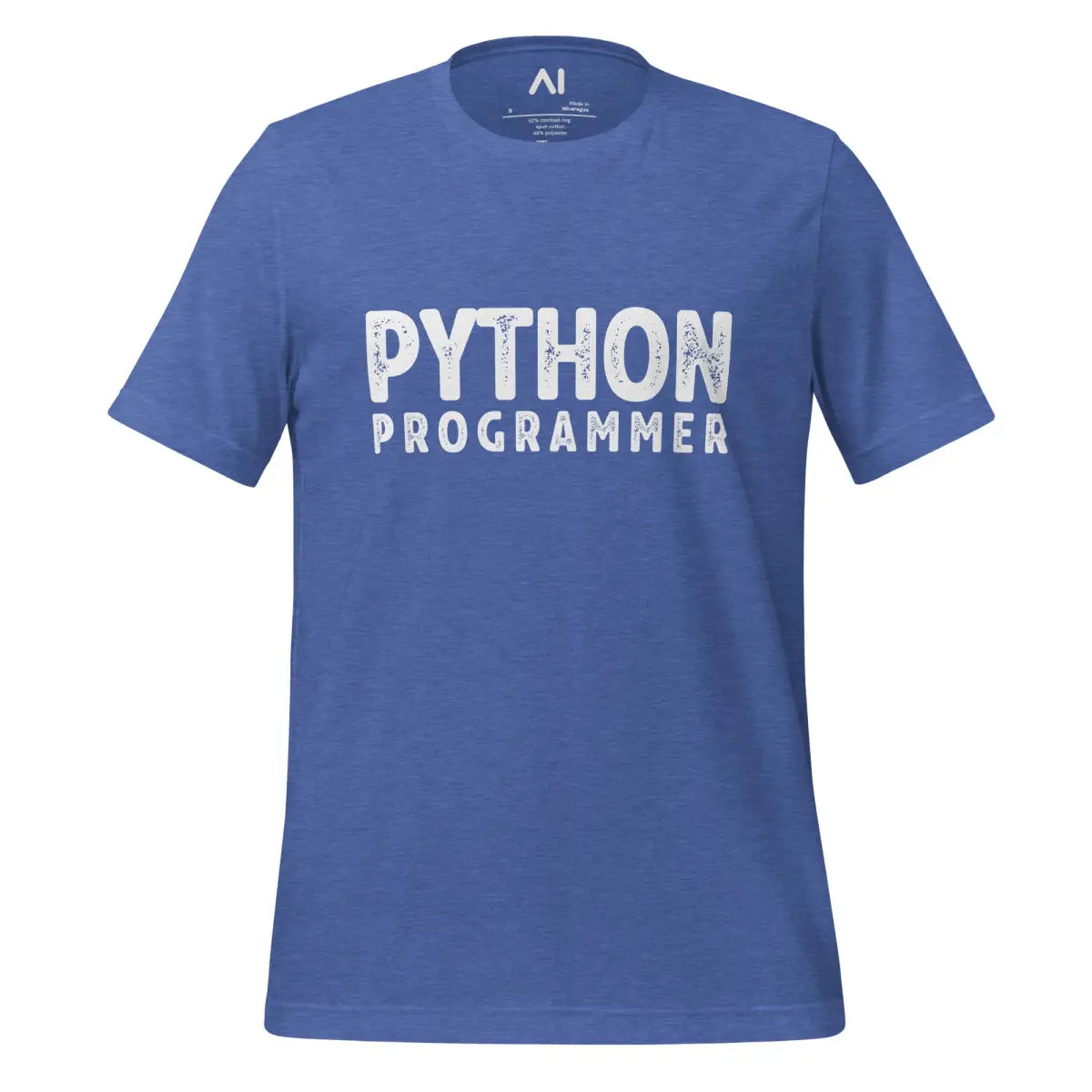 PYTHON PROGRAMMER T-Shirt (unisex) - Heather True Royal / M