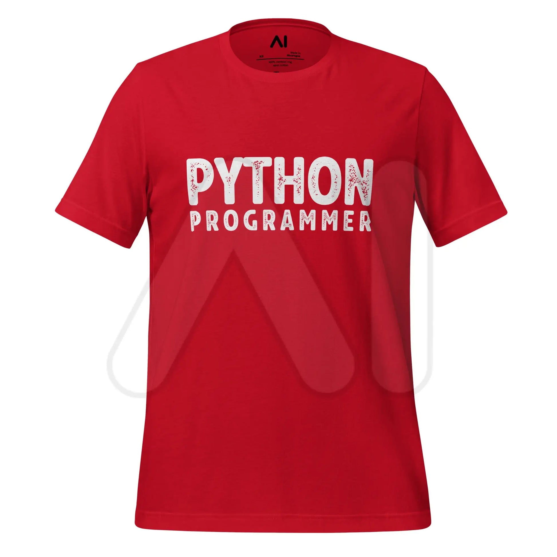 PYTHON PROGRAMMER T-Shirt (unisex) - Red / M