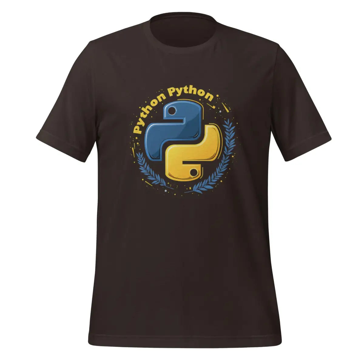 Python Python Icon T-Shirt (unisex) - Brown / M