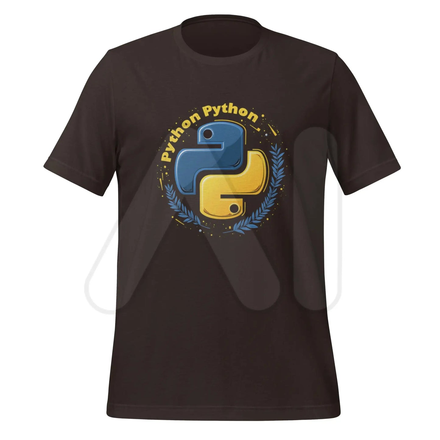 Python Python Icon T-Shirt (unisex) - Brown / M