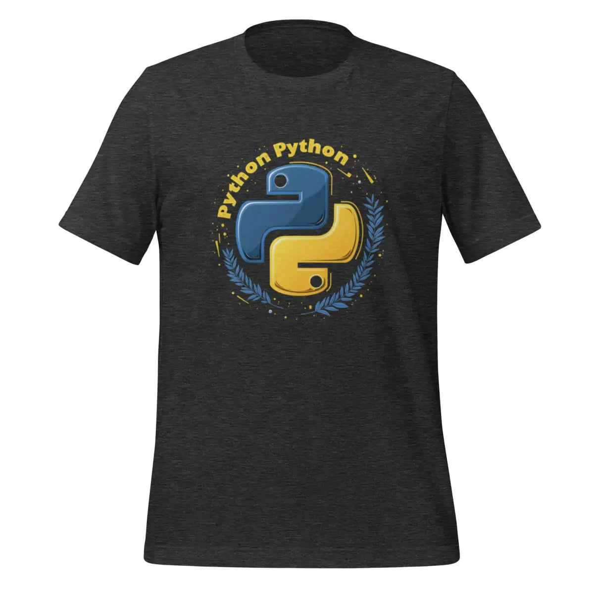 Python Python Icon T-Shirt (unisex) - Dark Grey Heather / M