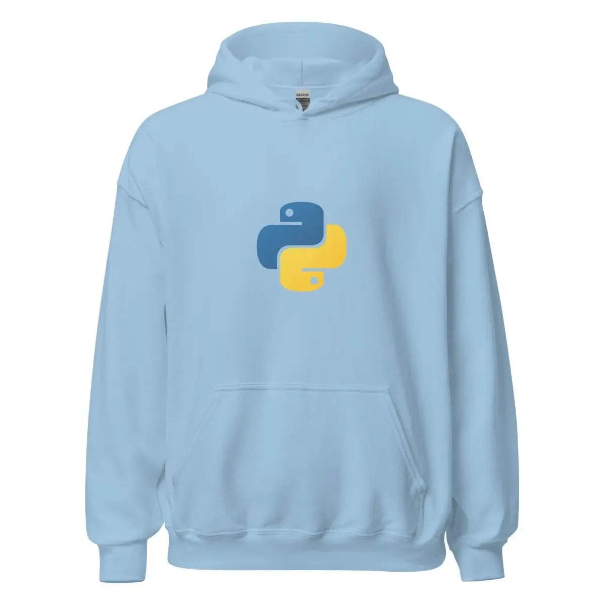 Python Small Icon Hoodie (unisex) - Light Blue / M