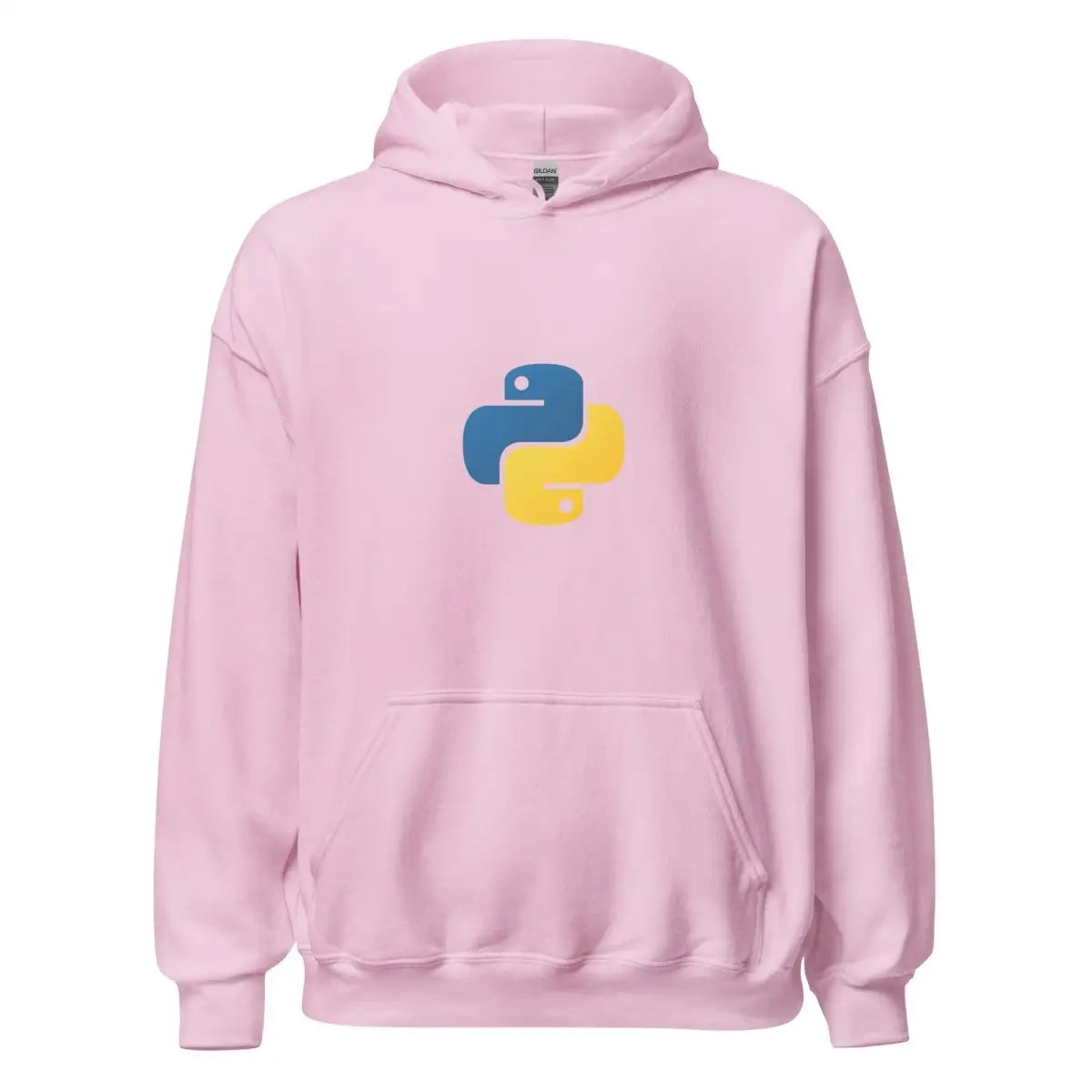 Python Small Icon Hoodie (unisex) - Light Pink / M