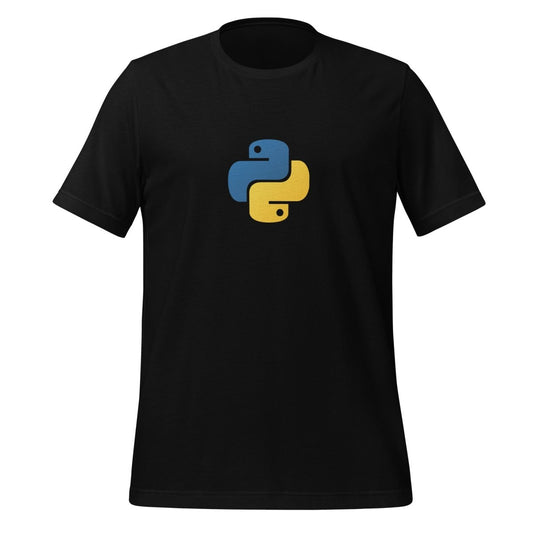 Python Small Icon T-Shirt (unisex) - Black - AI Store