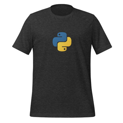 Python Small Icon T - Shirt (unisex) - Dark Grey Heather - AI Store