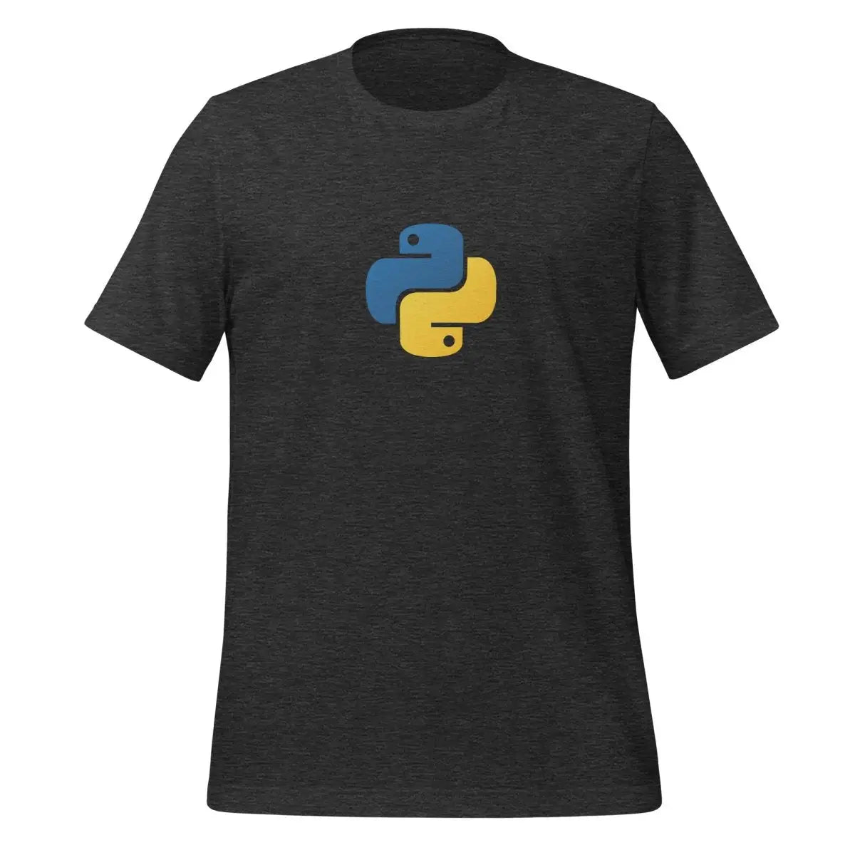 Python Small Icon T-Shirt (unisex) - Dark Grey Heather / M