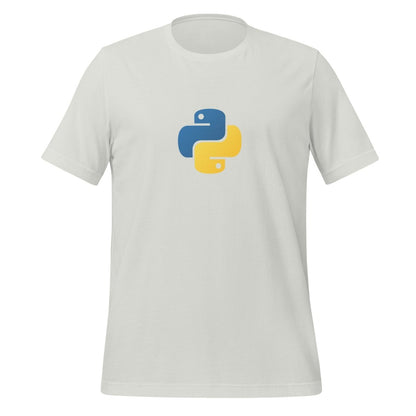 Python Small Icon T - Shirt (unisex) - Silver - AI Store
