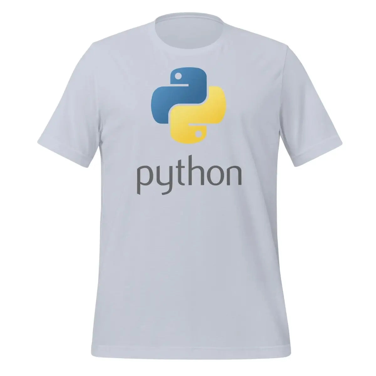 Python Stacked Logo T-Shirt (unisex) - Light Blue / M