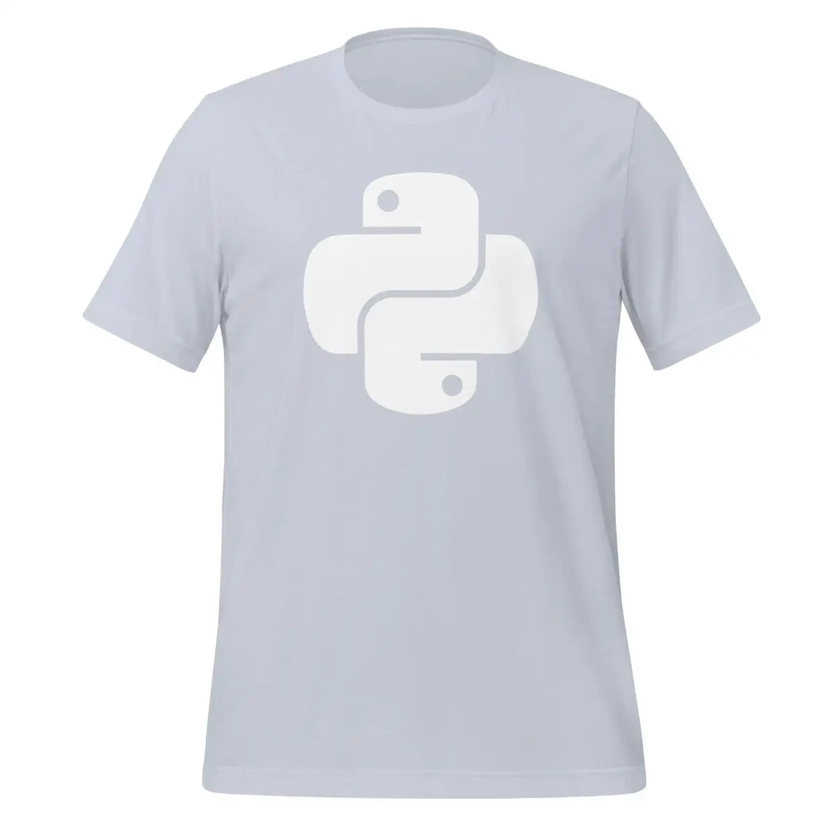 Python White Icon T-Shirt (unisex) - Light Blue / M