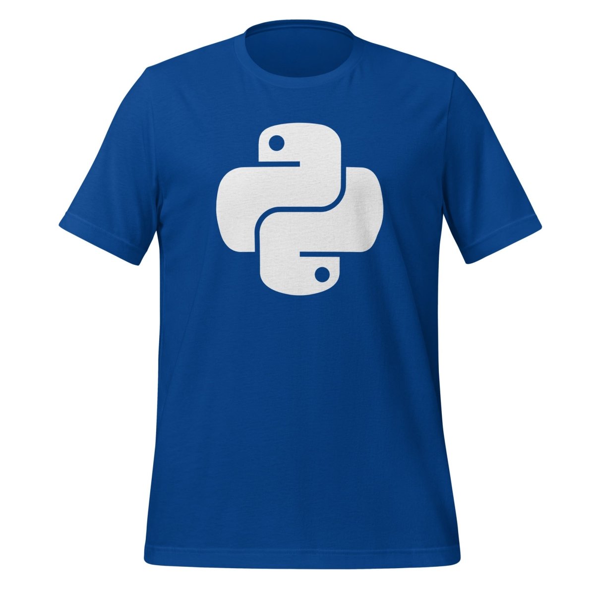 Python White Icon T-Shirt (unisex) - True Royal - AI Store