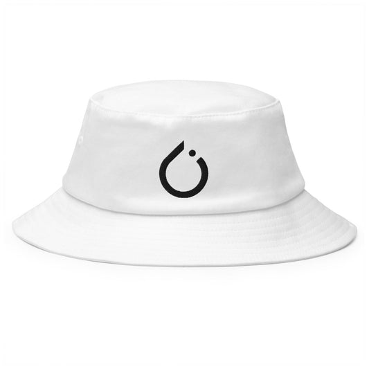 PyTorch Black Icon Embroidered Bucket Hat - White - AI Store