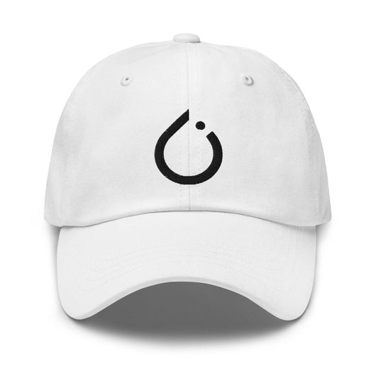 PyTorch Black Icon Embroidered Cap - White - AI Store