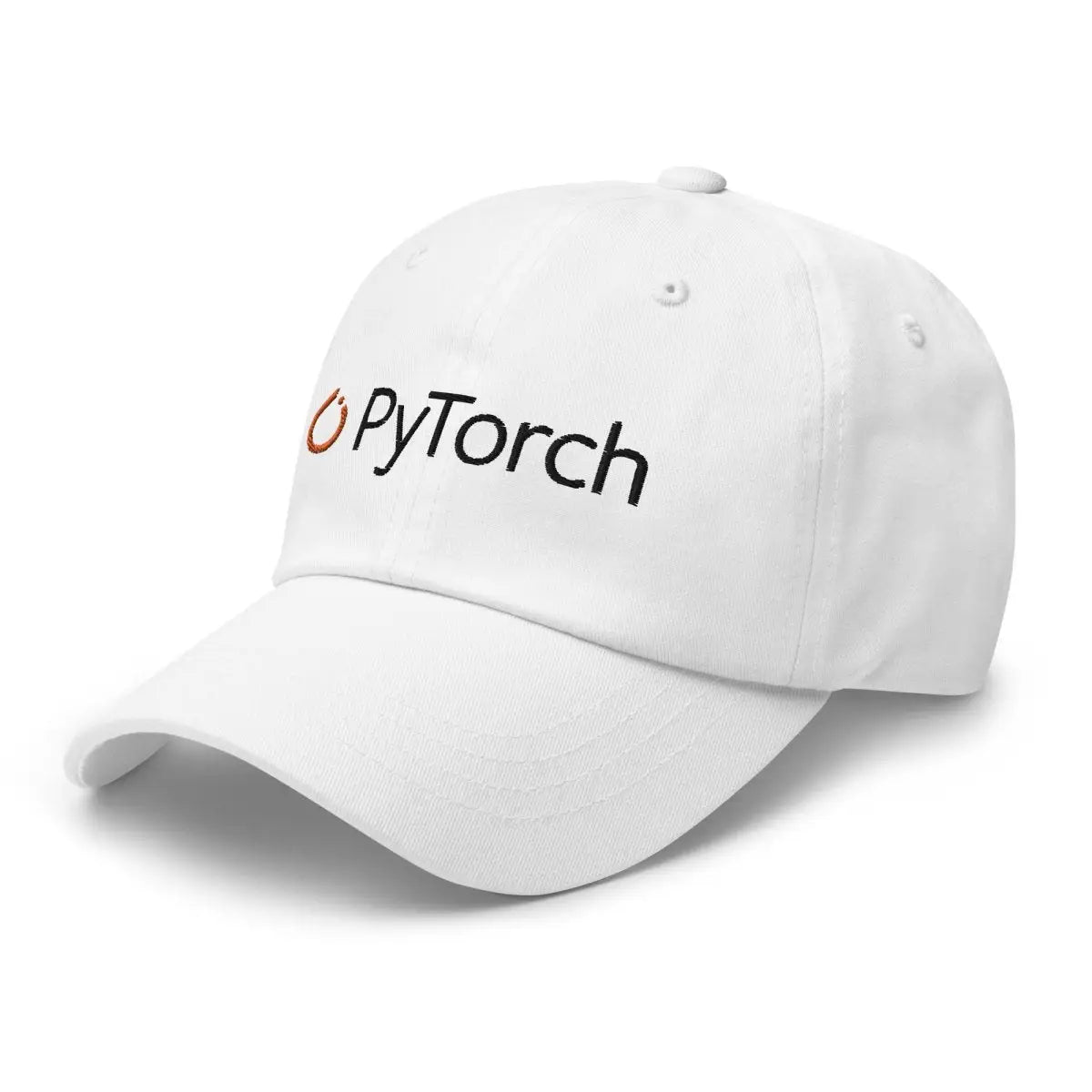 PyTorch Black Logo Cap