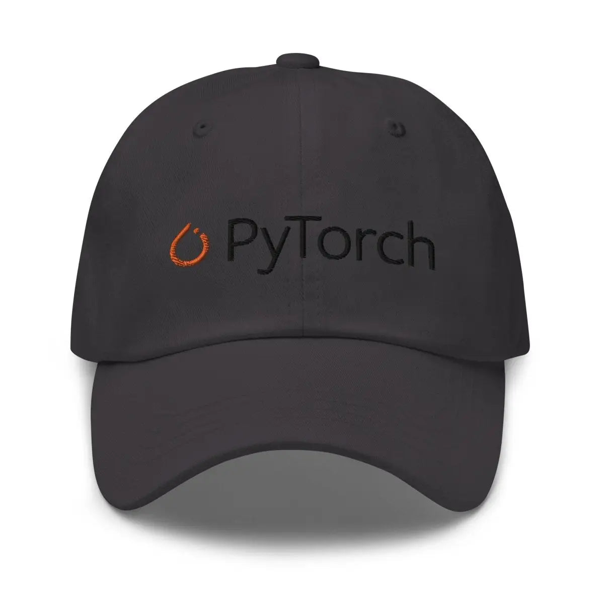 PyTorch Black Logo Cap - Dark Grey