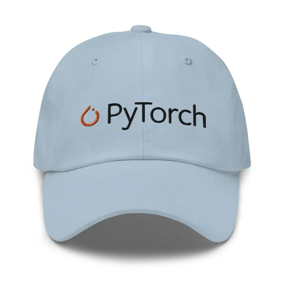 PyTorch Black Logo Cap - Light Blue