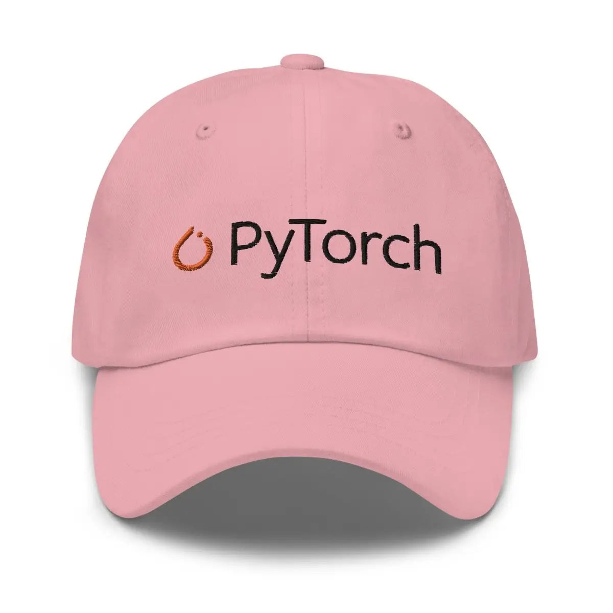 The Pytorch Black Logo Cap Pink.