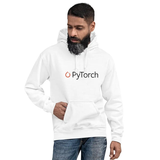 PyTorch Black Logo Hoodie (unisex)