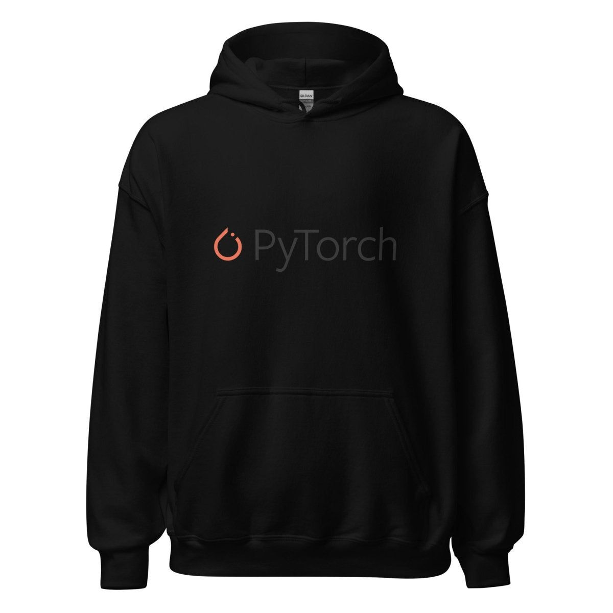 PyTorch Black Logo Hoodie (unisex) - Black - AI Store