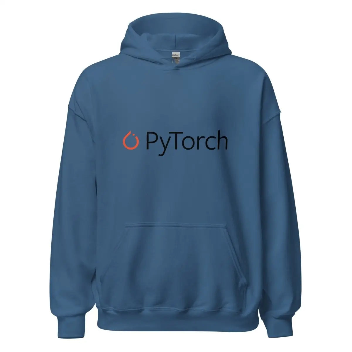 PyTorch Black Logo Hoodie (unisex) - Indigo Blue / M