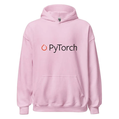 PyTorch Black Logo Hoodie (unisex) - Light Pink / M