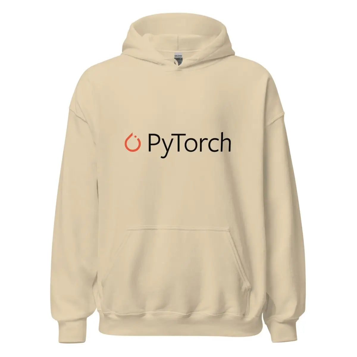 PyTorch Black Logo Hoodie (unisex) - Sand / M