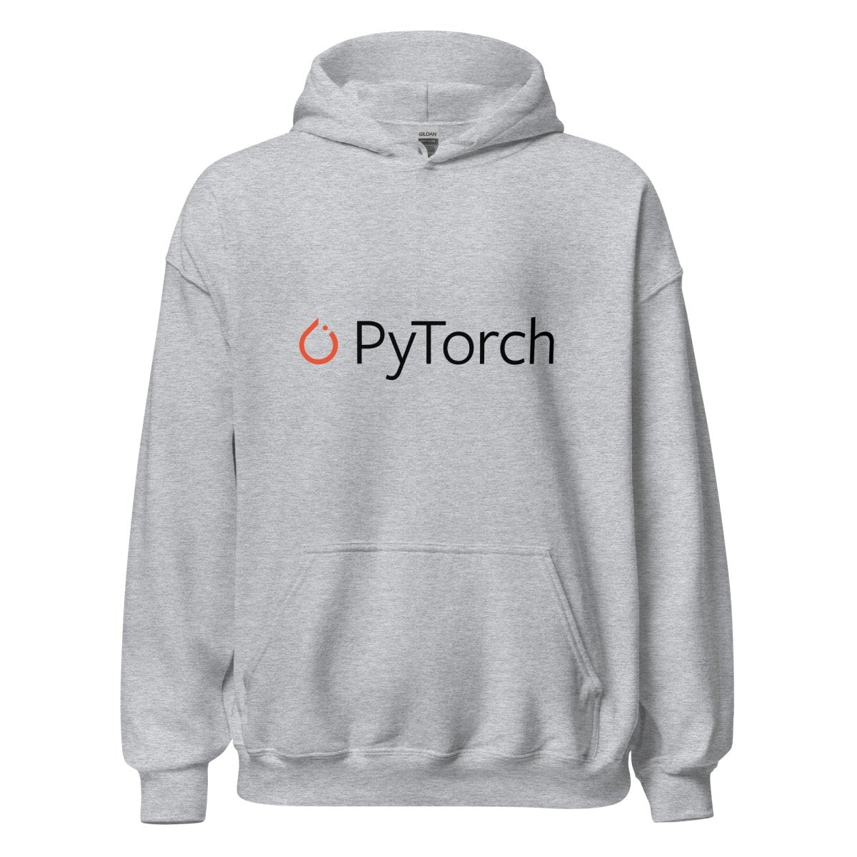 PyTorch Black Logo Hoodie (unisex) - Sport Grey - AI Store