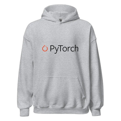 PyTorch Black Logo Hoodie (unisex) - Sport Grey / M