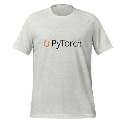 PyTorch Black Logo T - Shirt (unisex) - Ash - AI Store