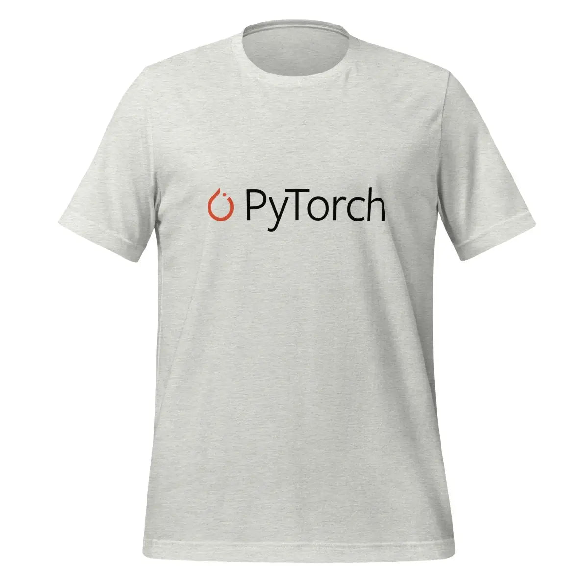 PyTorch Black Logo T-Shirt (unisex) - Ash / M