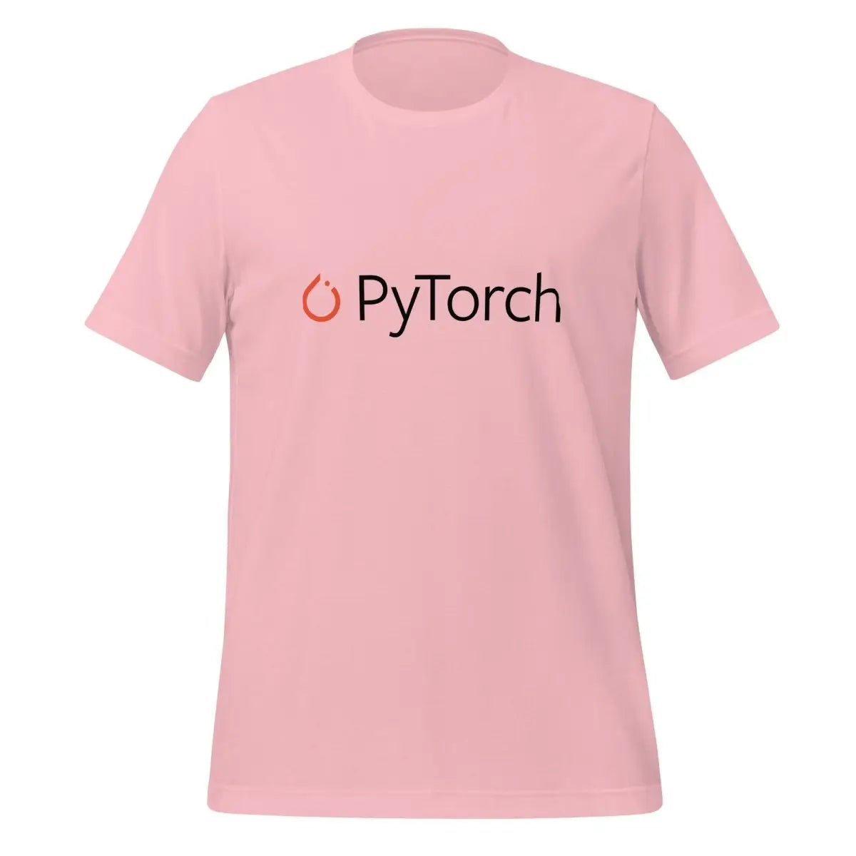 PyTorch Black Logo T-Shirt (unisex) - Pink / M