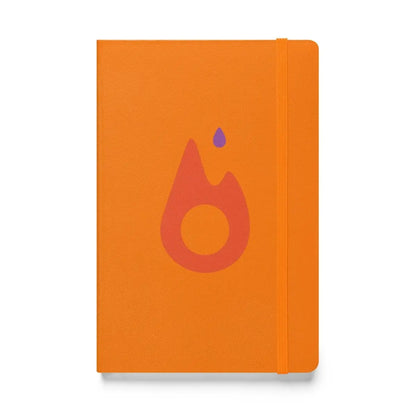 The Pytorch Classic Icon Hardcover Bound Notebook Orange.