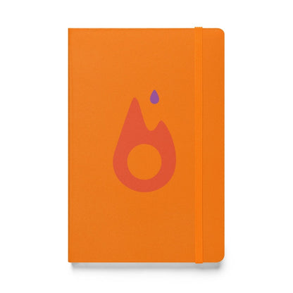 PyTorch Classic Icon Hardcover Bound Notebook - Orange - AI Store