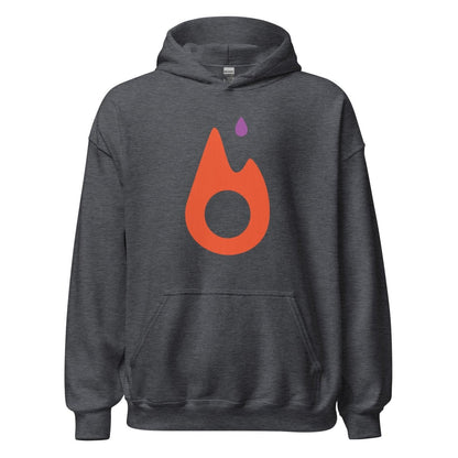 PyTorch Classic Icon Hoodie (unisex) - Dark Heather - AI Store