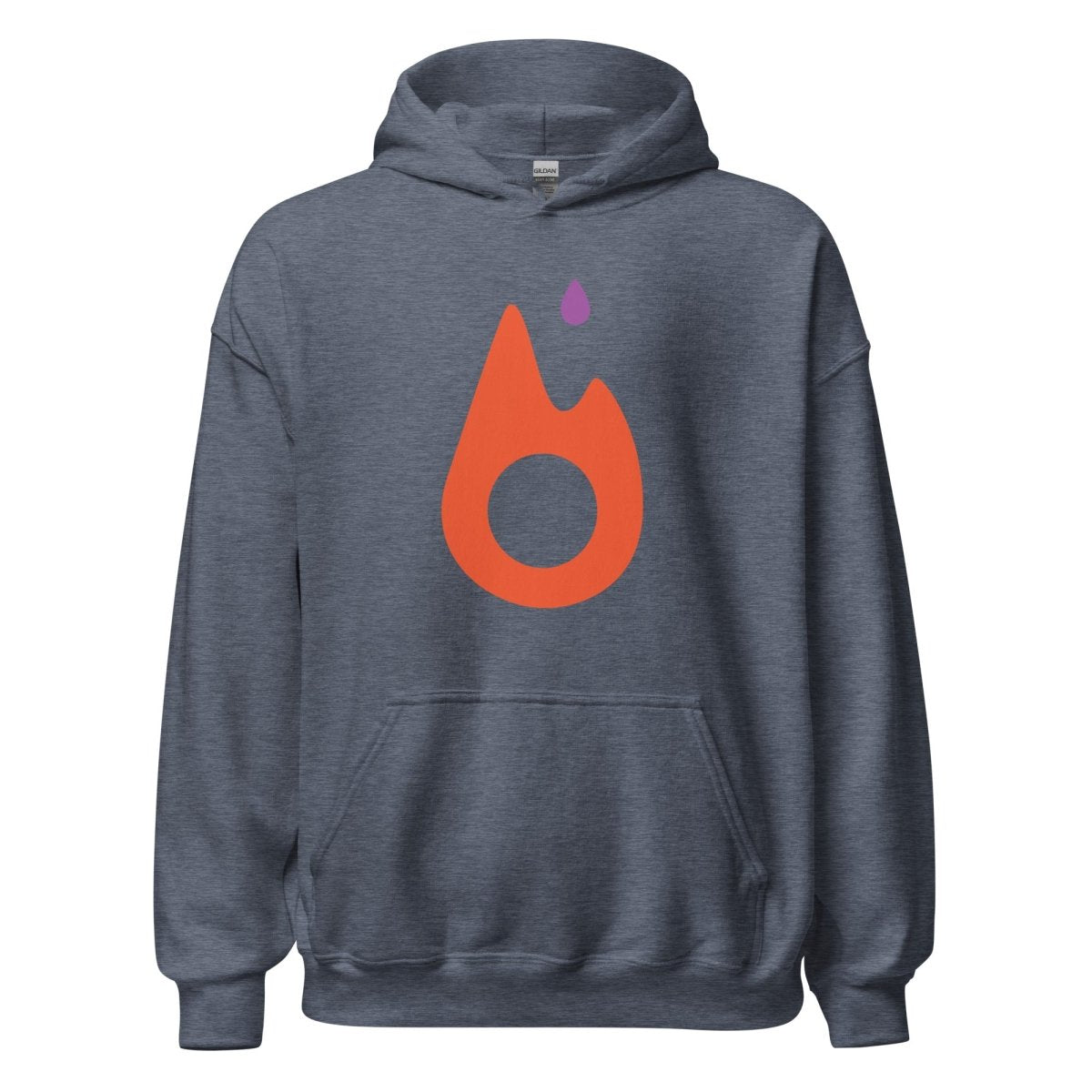 PyTorch Classic Icon Hoodie (unisex) - Heather Sport Dark Navy - AI Store