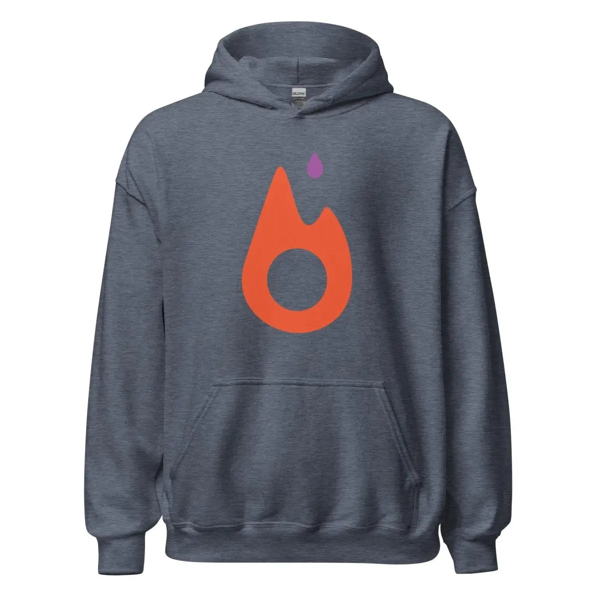 PyTorch Classic Icon Hoodie (unisex) - Heather Sport Dark Navy / M