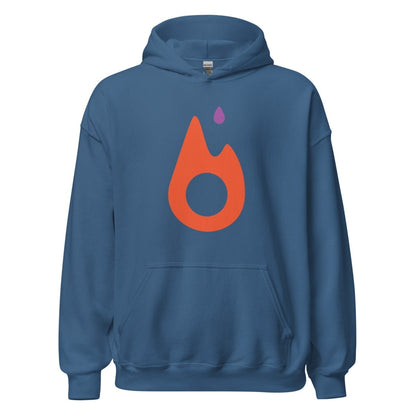 PyTorch Classic Icon Hoodie (unisex) - Indigo Blue - AI Store