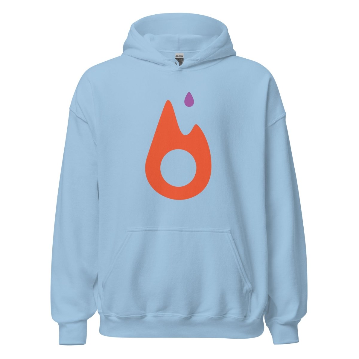 PyTorch Classic Icon Hoodie (unisex) - Light Blue - AI Store