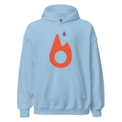 PyTorch Classic Icon Hoodie (unisex) - Light Blue - AI Store