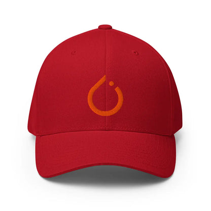 PyTorch Closed-Back Baseball Cap - Red / S/M